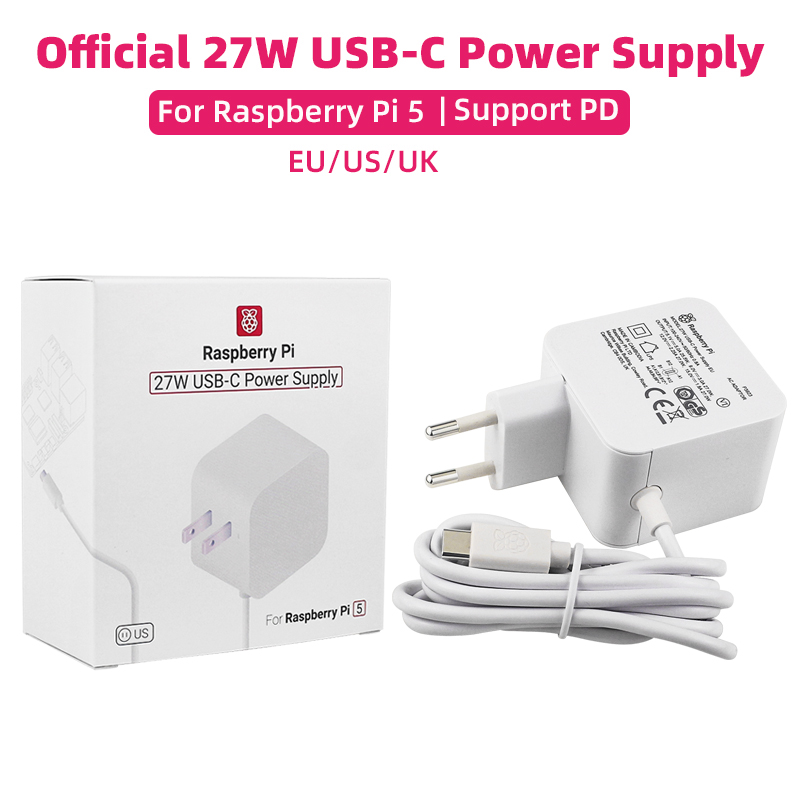 Banana Pi Bpi-M5 - Offizielles Raspberry Pi 27 W USB-C-Netzteil
