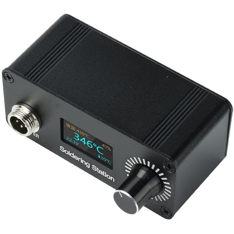 Soldering Station T12 Oled - ABYN-Professional T12 Tragbare Mini-Digital-Lötstation Lötwerkzeug-Set mit