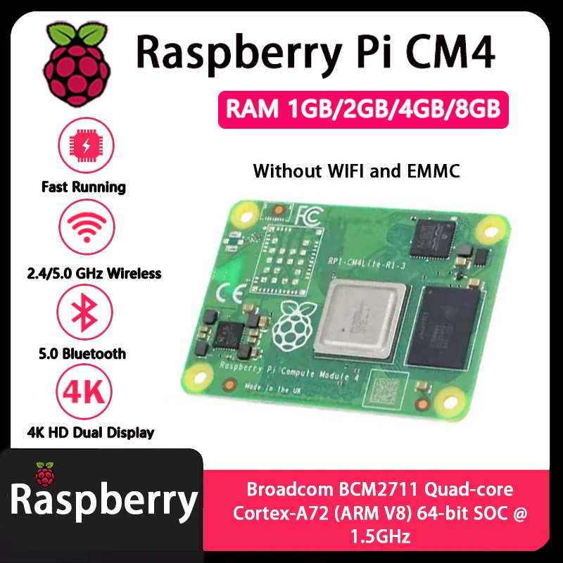 Raspberry Pi CM4 1GB/2GB/4GB/8 – Raspberry Pi Compute Module 4 8Gb 32Gb Bewertung und Preis