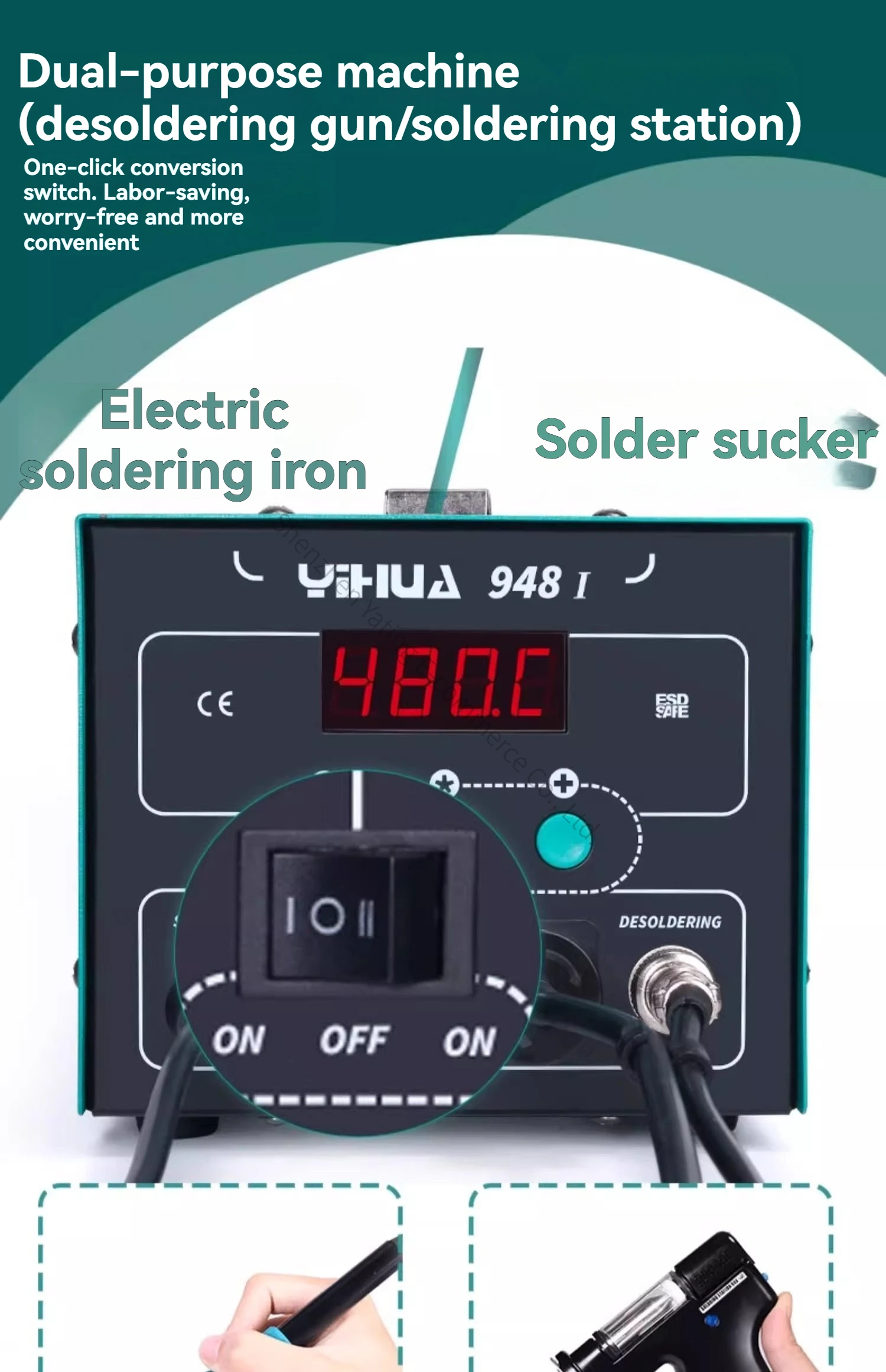 Neue 948-I Automatische Elektr – Desoldering Gun Vacuum Electric Bewertung und Preis
